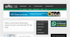 Desktop Screenshot of gadoleiteiro.iepec.com