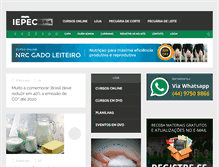 Tablet Screenshot of gadoleiteiro.iepec.com
